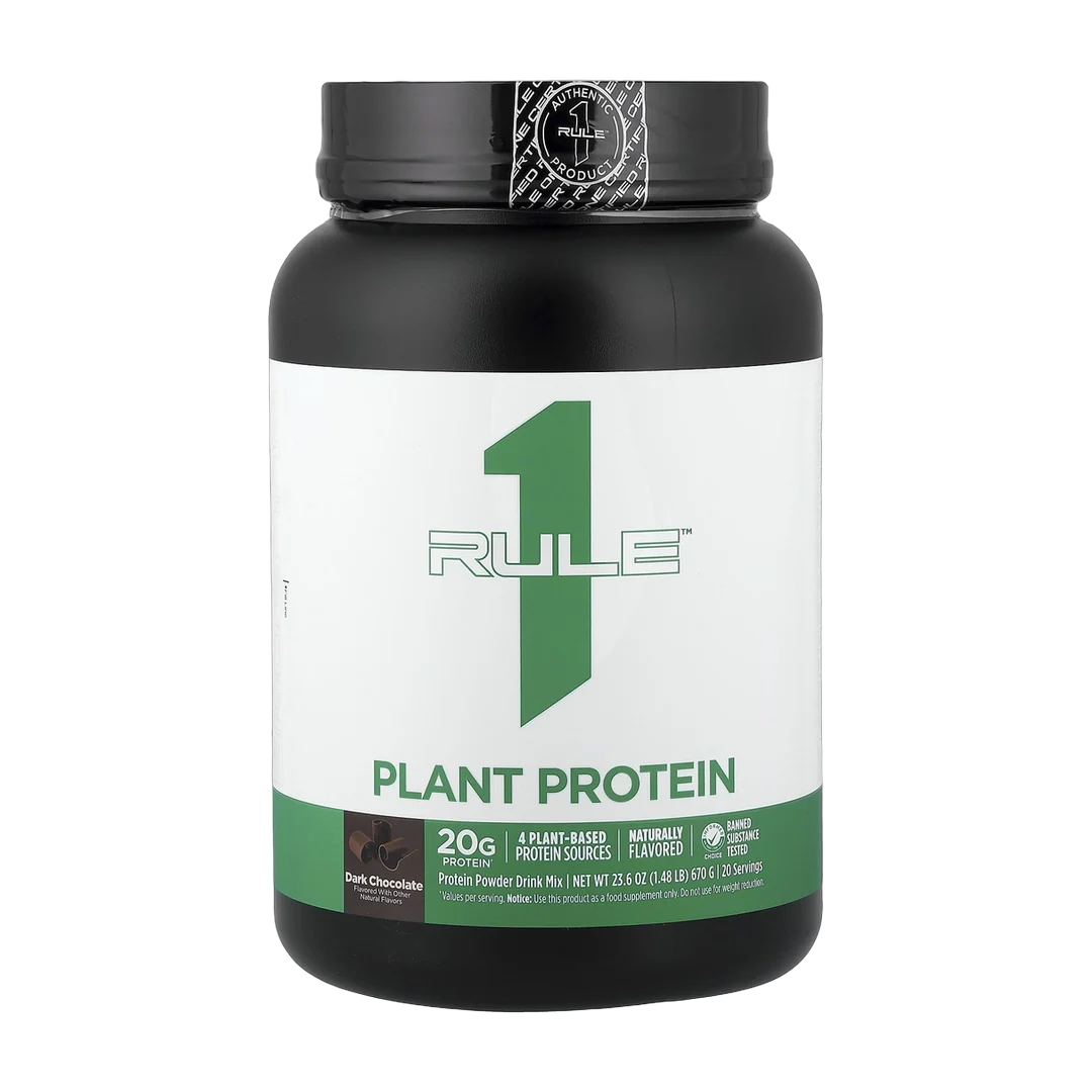 Rule One Proteins, Plant Protein, Dark Chocolate, 1.48 lb (670 g)
