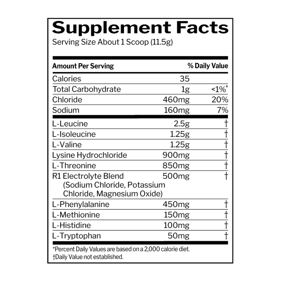 Rule One Proteins, Essential Amino 9, Blue Razz Lemonade, 12.17 oz (345 g)