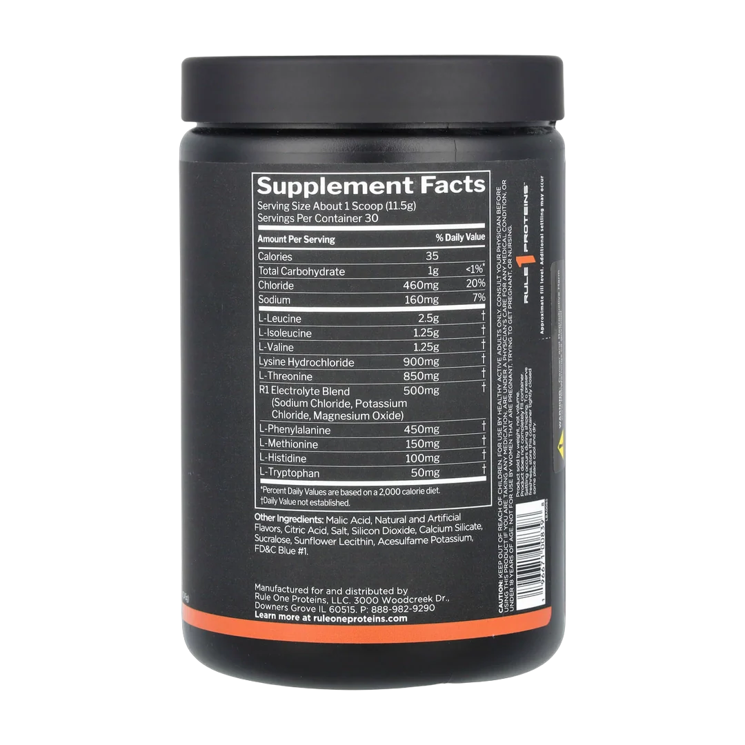 Rule One Proteins, Essential Amino 9, Blue Razz Lemonade, 12.17 oz (345 g)