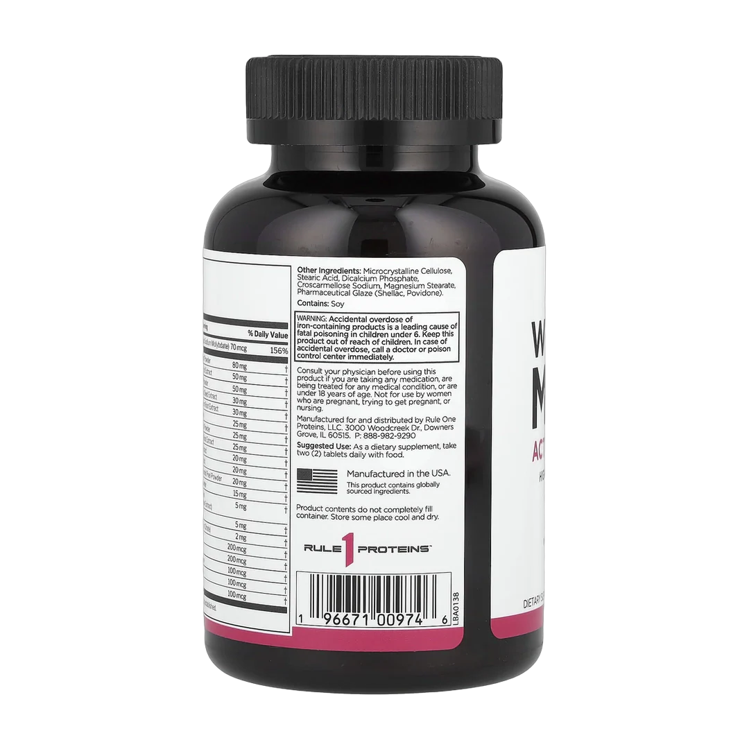 Rule One Proteins, Women's Multi™, Active Lifestyle, 60 Tablets