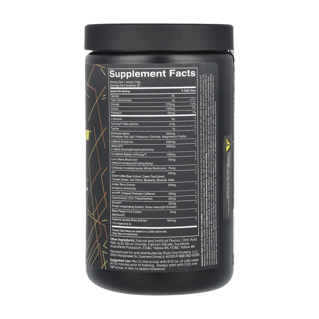 Rule One Proteins, preLIFT, Pre-Workout, Orange Pineapple, 14.8 oz (420 g)