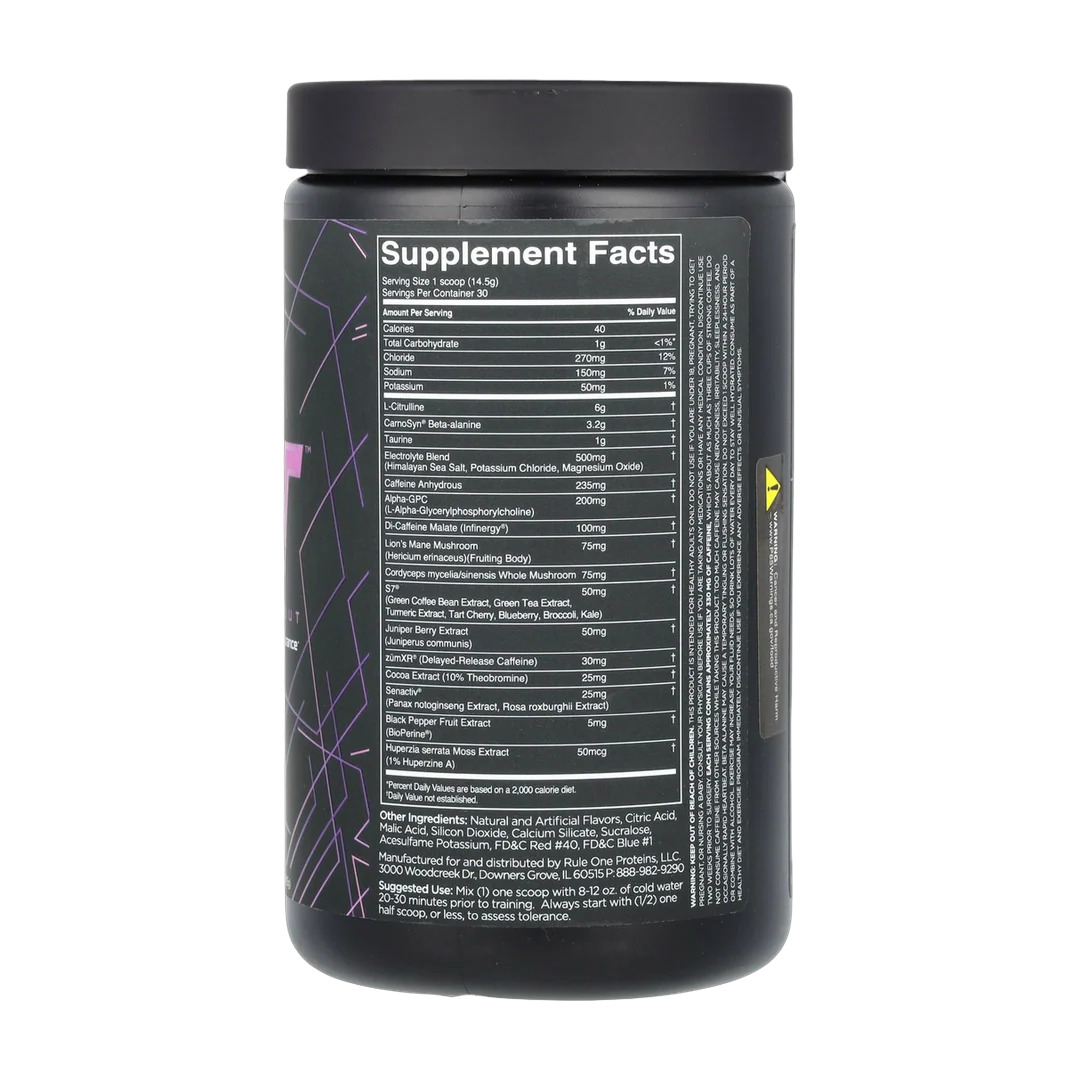 Rule One Proteins, preLIFT, Pre-Workout, Wild Grape, 15.3 oz (435 g)