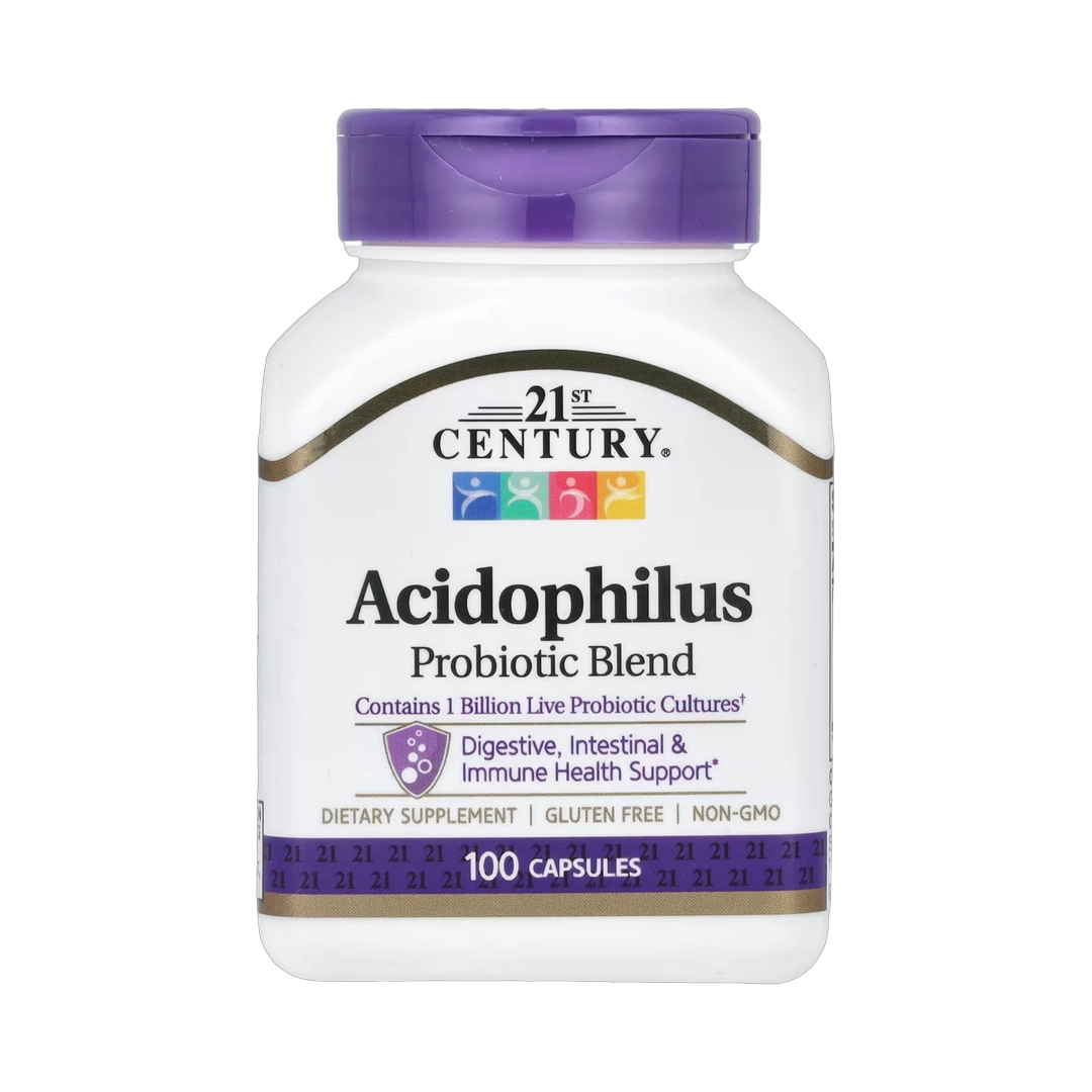 21st Century, Acidophilus Probiotic Blend, 100 Capsules