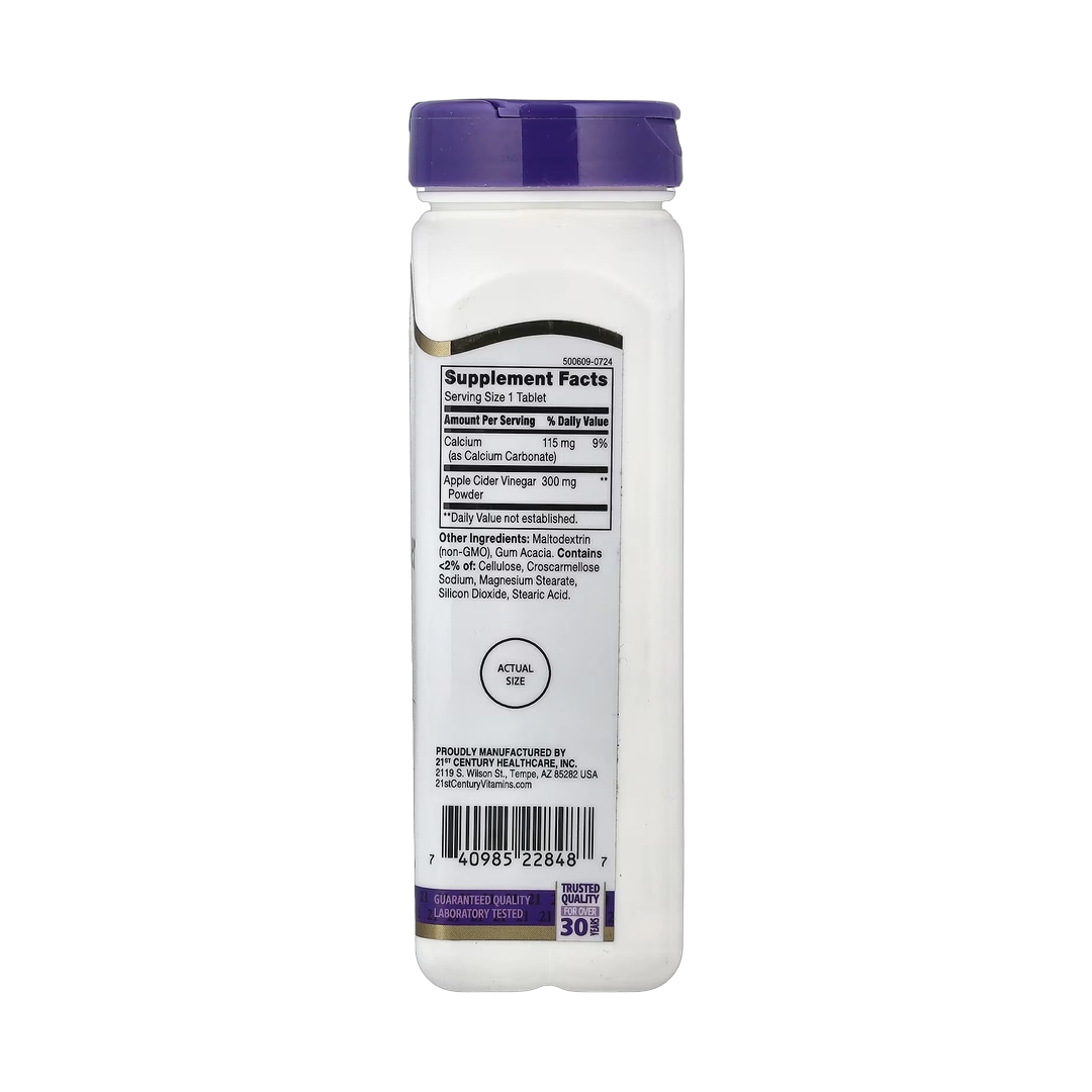 21st Century, Apple Cider Vinegar, 300 mg, 250 Tablets