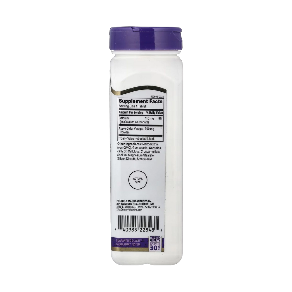 21st Century, Apple Cider Vinegar, 300 mg, 250 Tablets