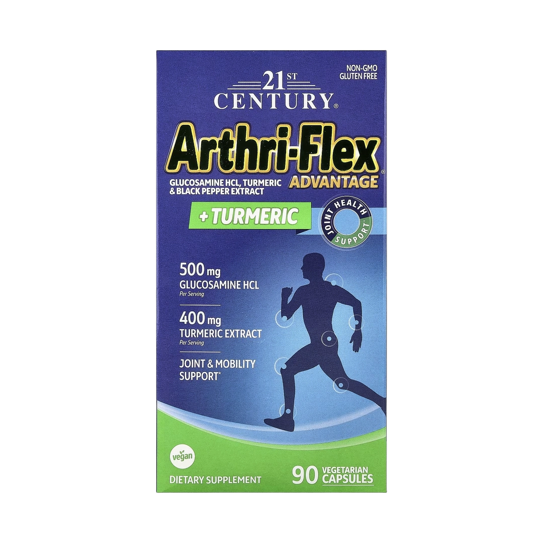 21st Century, Arthri-Flex Advantage + Turmeric, 90 Vegetarian Capsules