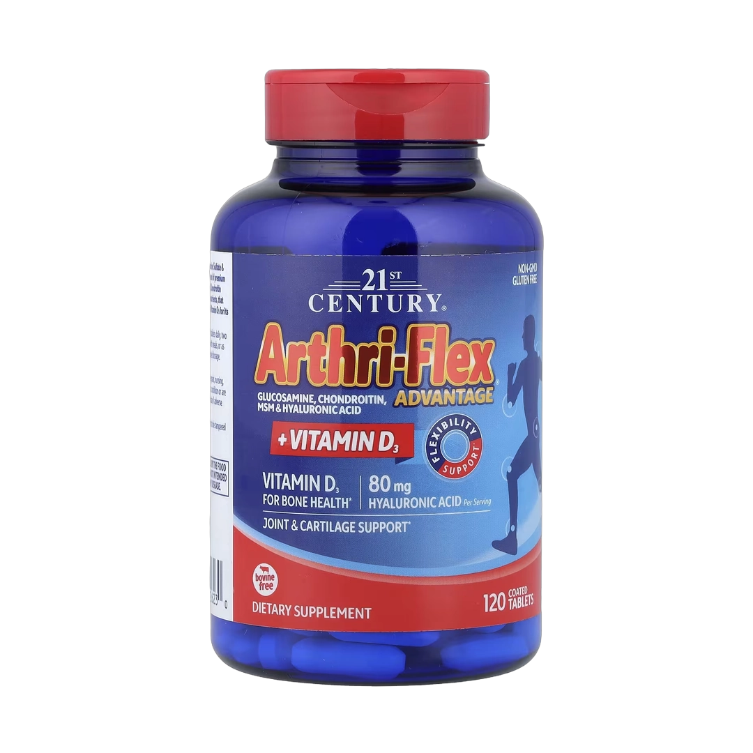 21st Century, Arthri-Flex Advantage® + Vitamin D3, 120 Coated Tablets