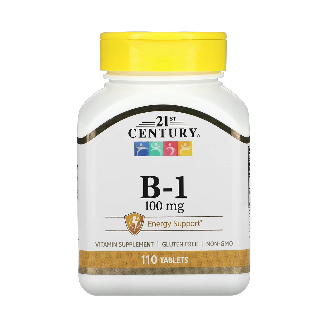 21st Century, B-1, 100 mg, 110 Tablets