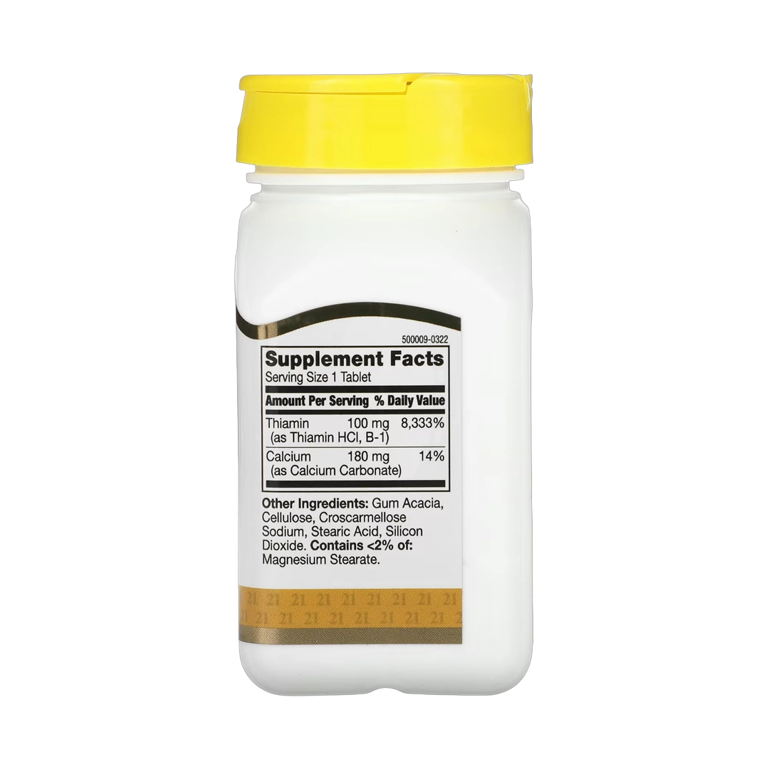 21st Century, B-1, 100 mg, 110 Tablets