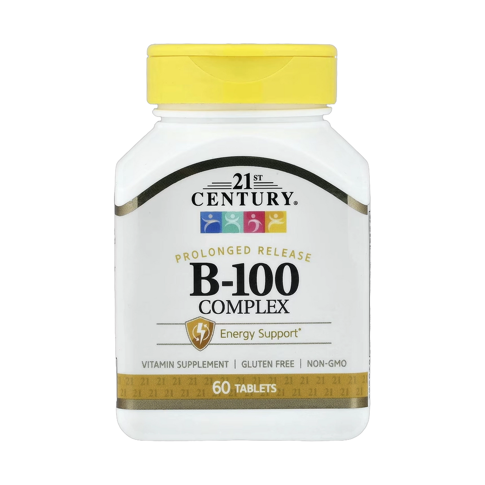 21st Century, B-100 Complex, Prolonged Release, 60 Tablets