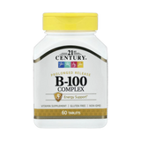 21st Century, B-100 Complex, Prolonged Release, 60 Tablets