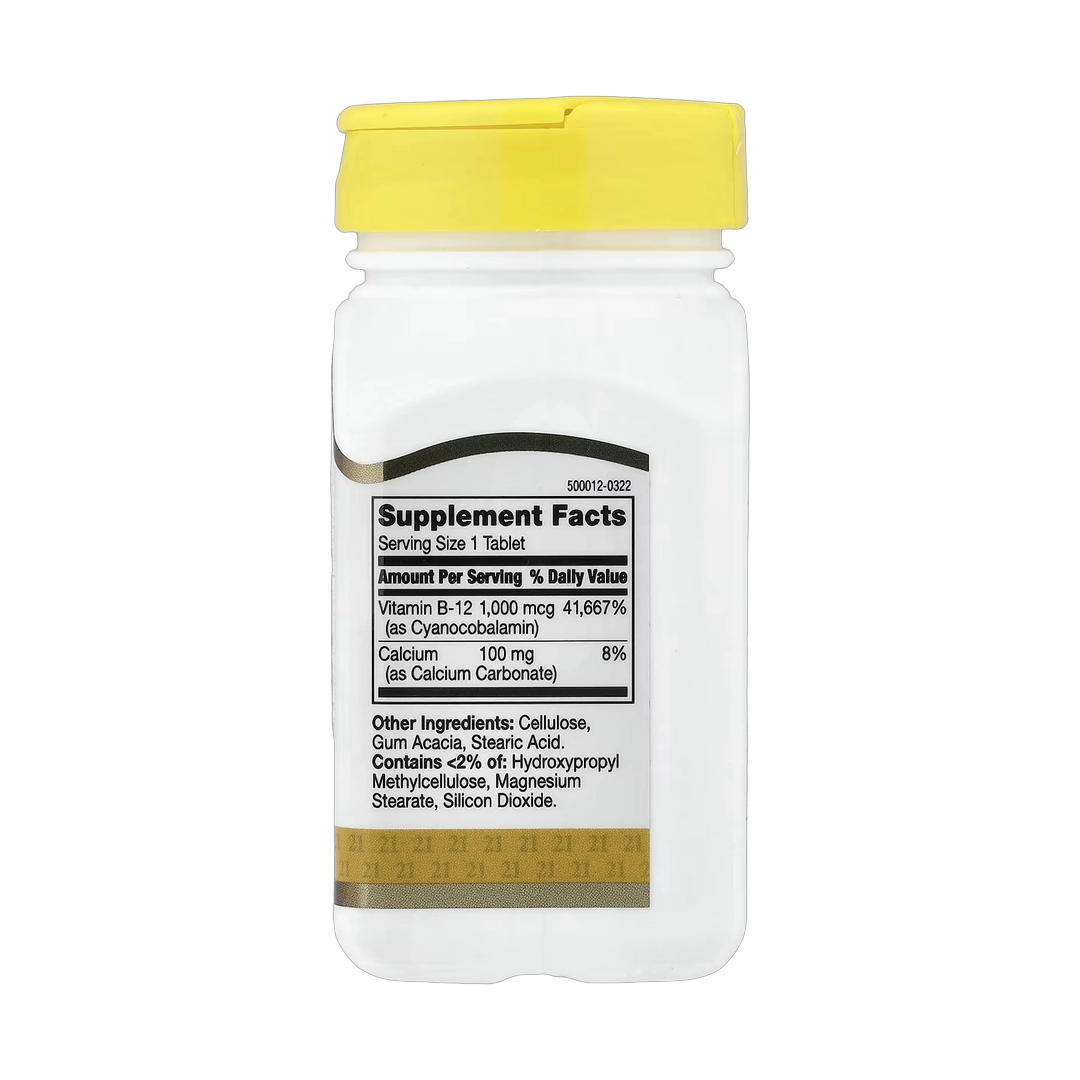 21st Century, B-12, Prolonged Release, 1,000 mcg, 110 Tablets