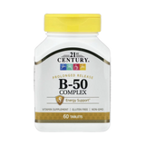 21st Century, B-50 Complex, Prolonged Release, 60 Tablets