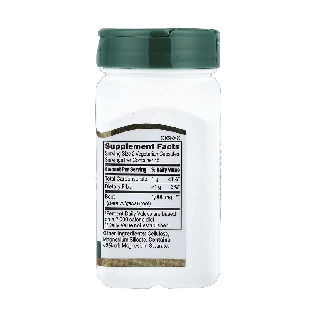 21st Century, Beet Root, 90 Capsules