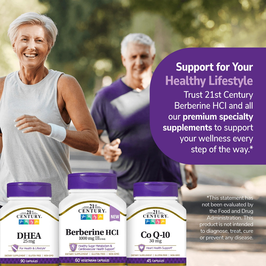 21st Century, Berberine HCI, 60 Vegetarian Capsules