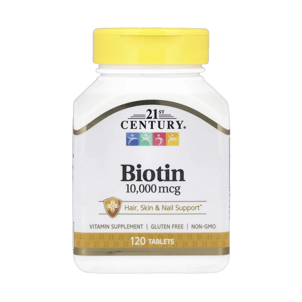21st Century, Biotin, 10,000 mcg, 120 Tablets