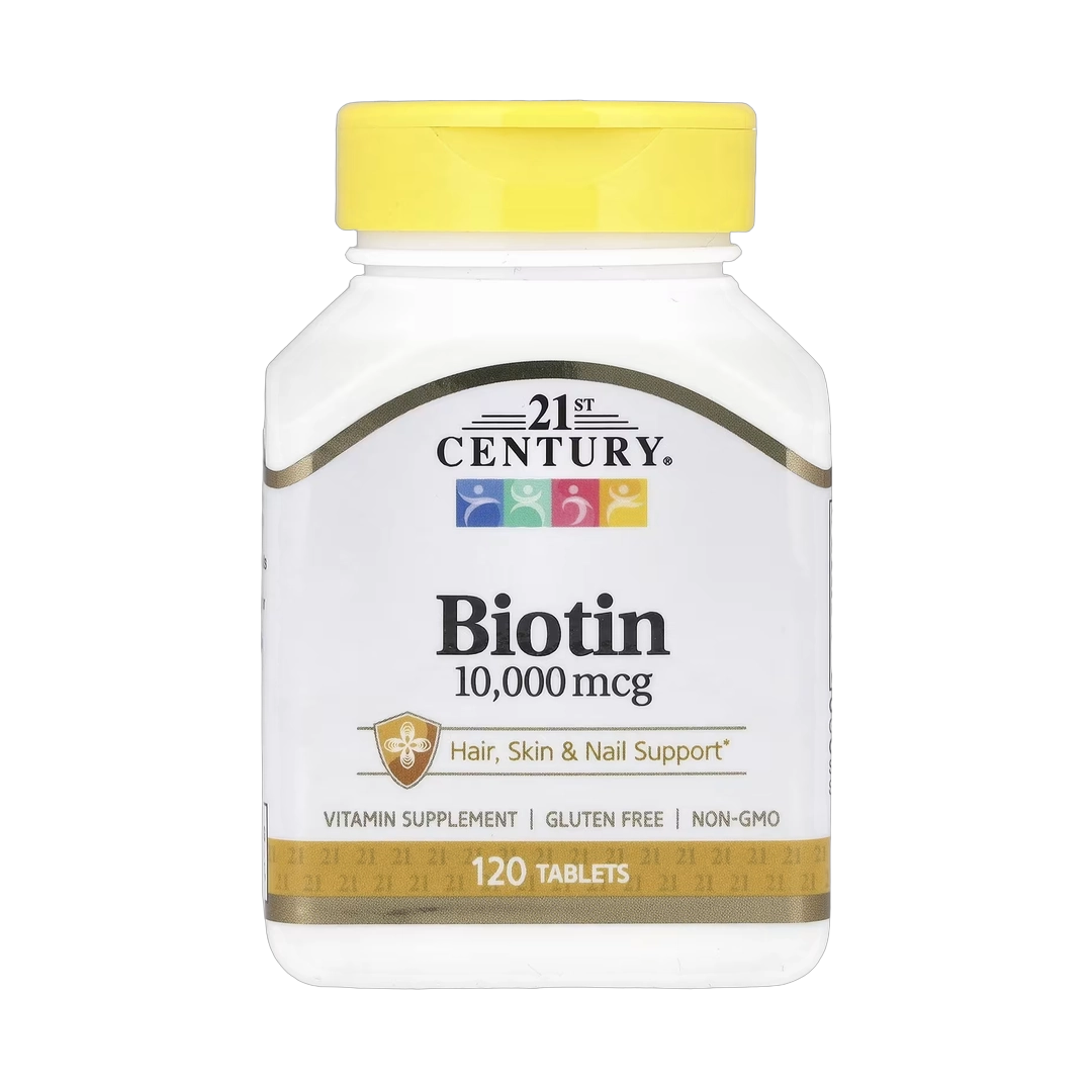 21st Century, Biotin, 10,000 mcg, 120 Tablets