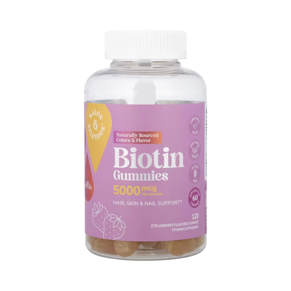 21st Century, Biotin Gummies, Strawberry, 5,000 mcg, 120 Gummies