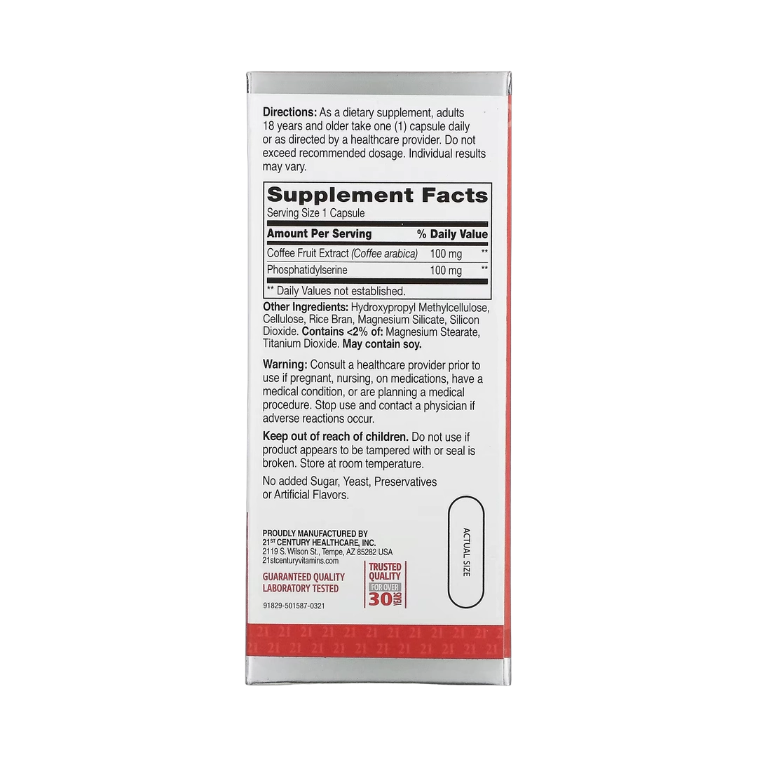 21st Century, Brilliant Brain Performance, 30 Capsules