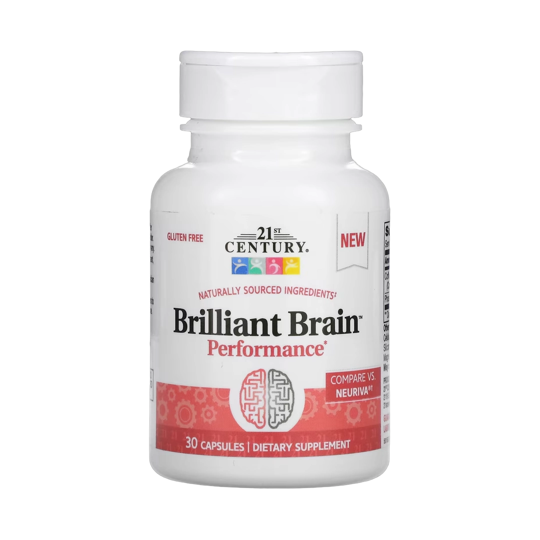 21st Century, Brilliant Brain Performance, 30 Capsules