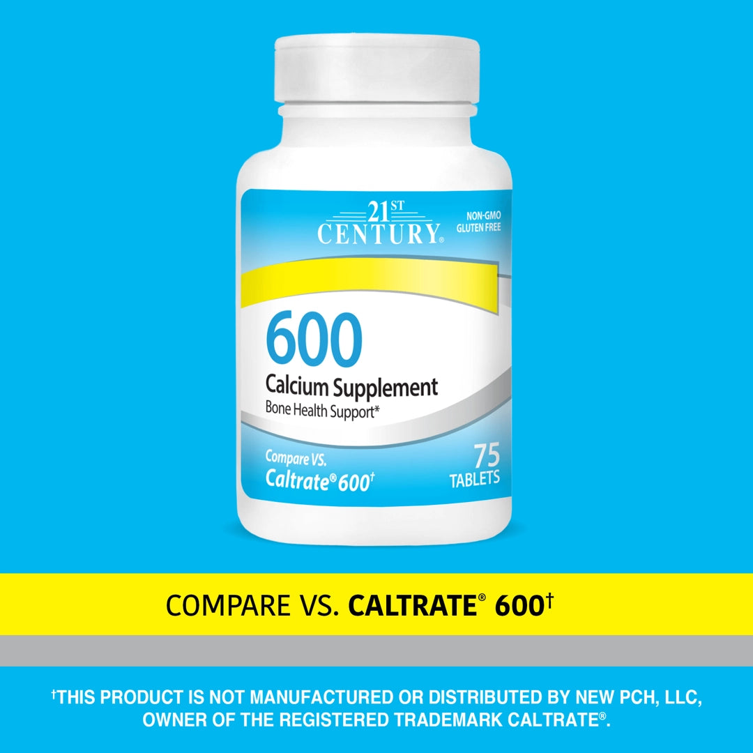 21st Century, Calcium Supplement 600, 400 Tablets