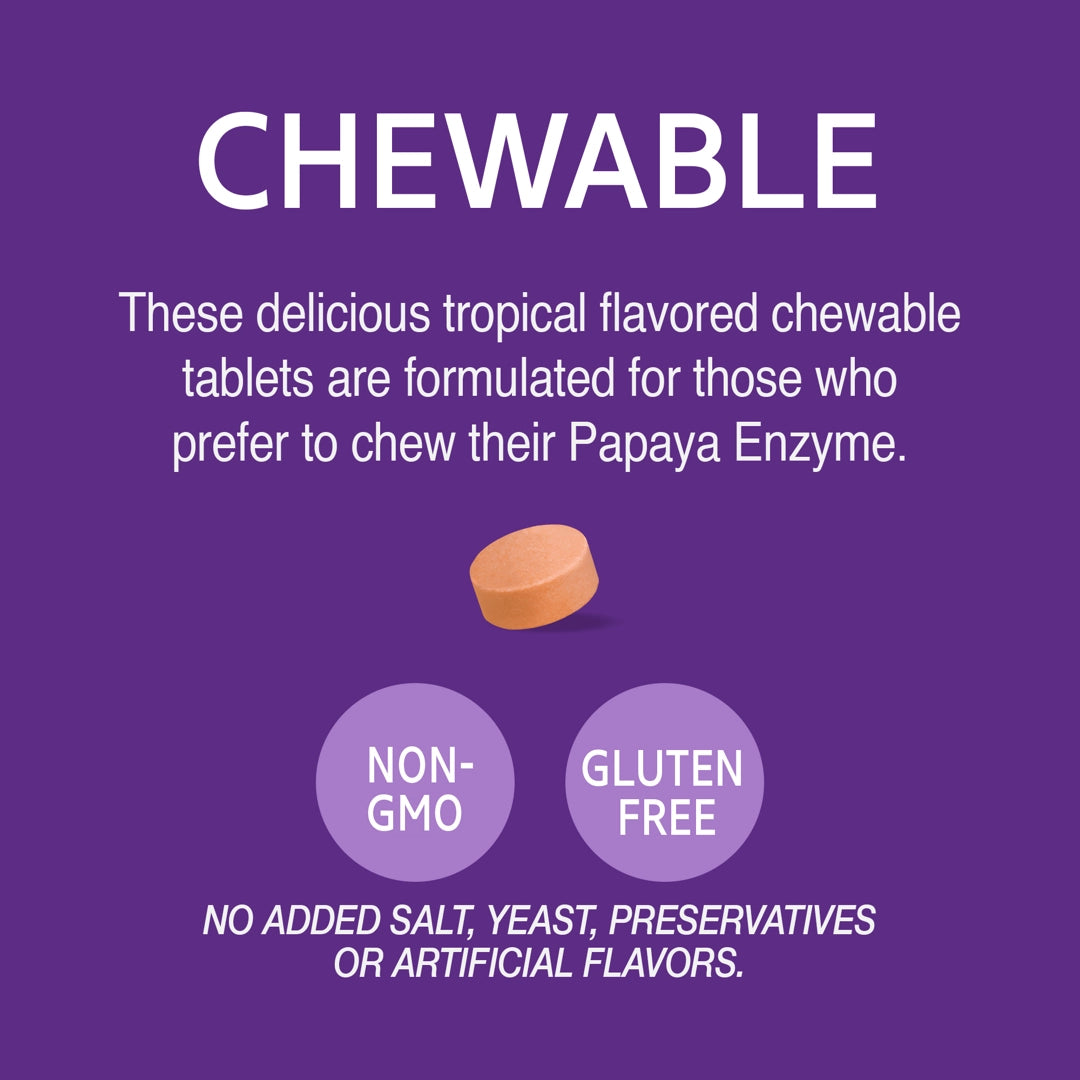 21st Century, Chewable Papaya Enzyme, 100 Tablets