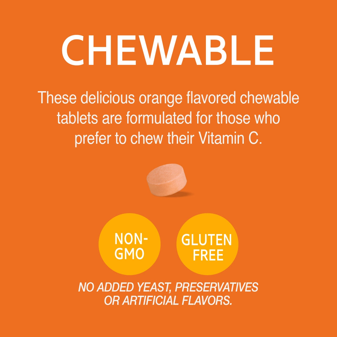 21st Century, Chewable Vitamin C, Orange , 500 mg, 110 Tablets