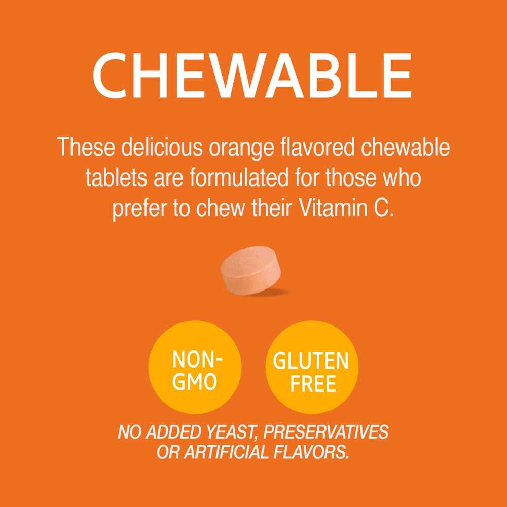 21st Century, Chewable Vitamin C, Orange , 500 mg, 110 Tablets