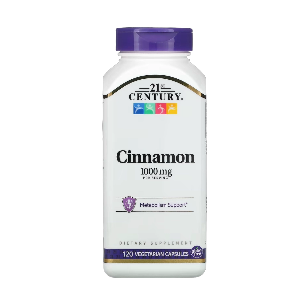 21st Century, Cinnamon, 120 Vegetarian Capsules