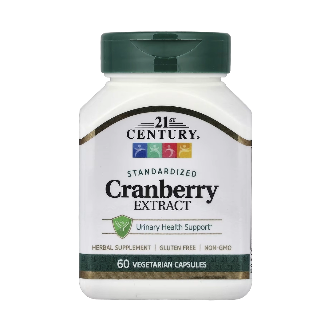 21st Century, Cranberry Extract, Standardized, 60 Vegetarian Capsules