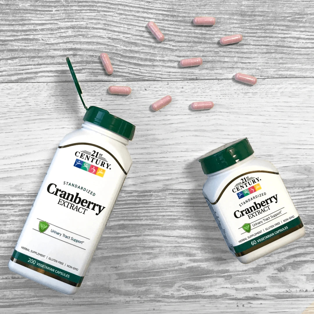 21st Century, Cranberry Extract, Standardized, 60 Vegetarian Capsules