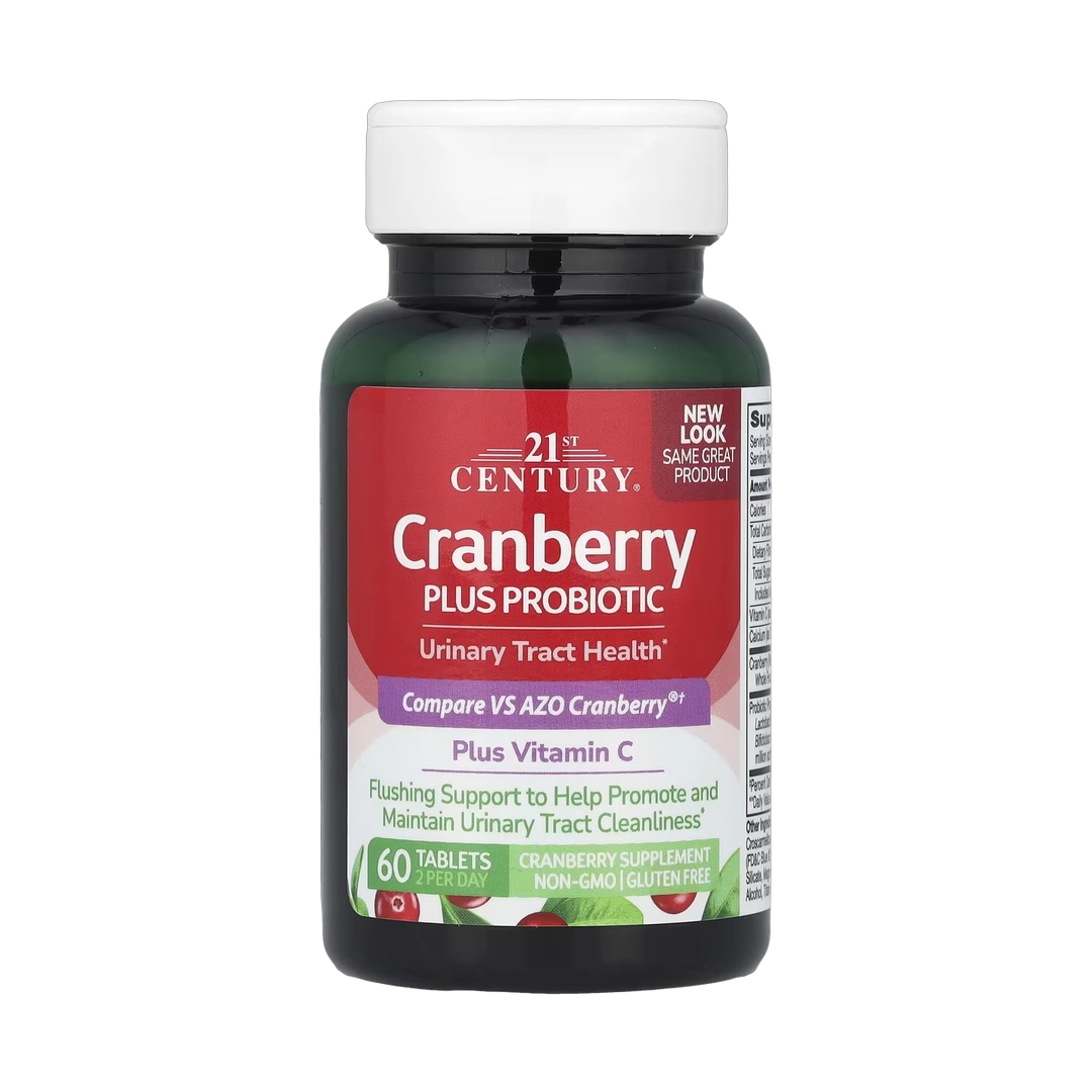 21st Century, Cranberry Plus Probiotic, 60 Tablets