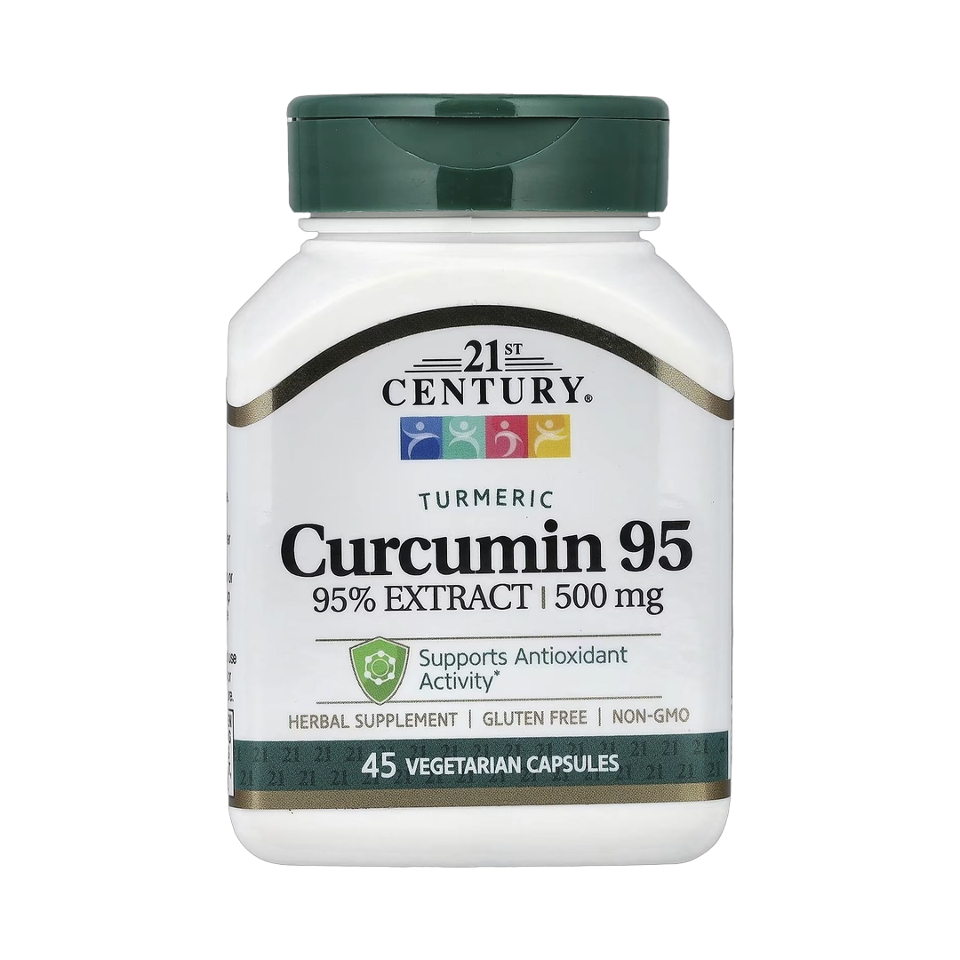 21st Century, Curcumin 95, 500 mg, 45 Vegetarian Capsules