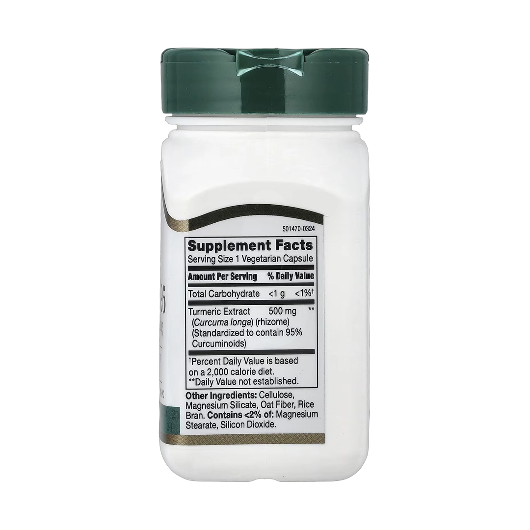 21st Century, Curcumin 95, 500 mg, 45 Vegetarian Capsules