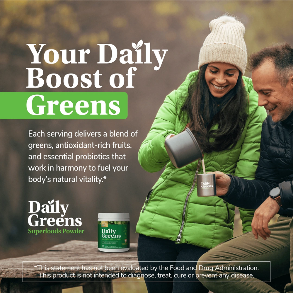 21st Century, Daily Greens Superfoods Powder, Lemon Lime, 7.4 oz (210 g)