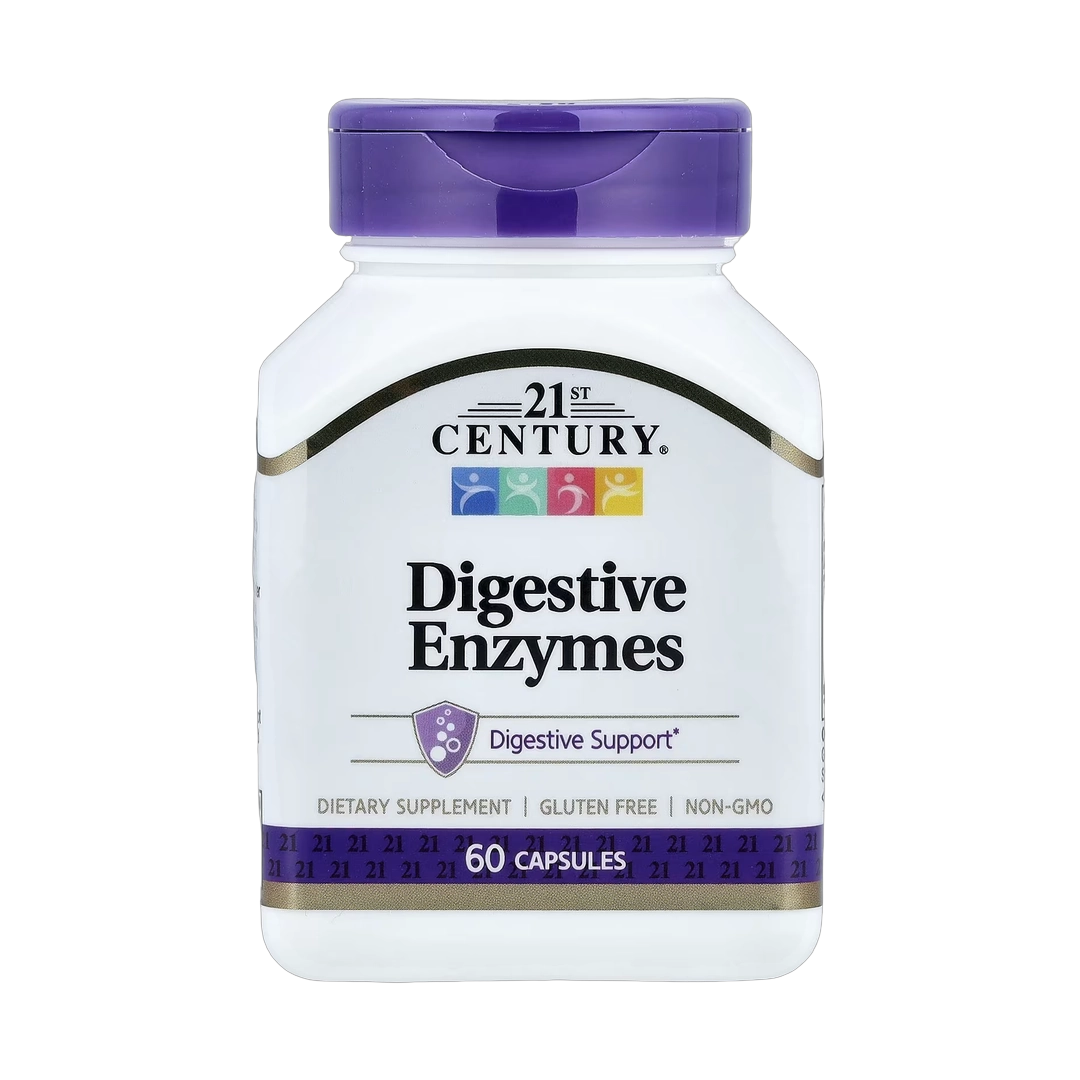 21st Century, Digestive Enzymes, 60 Capsules