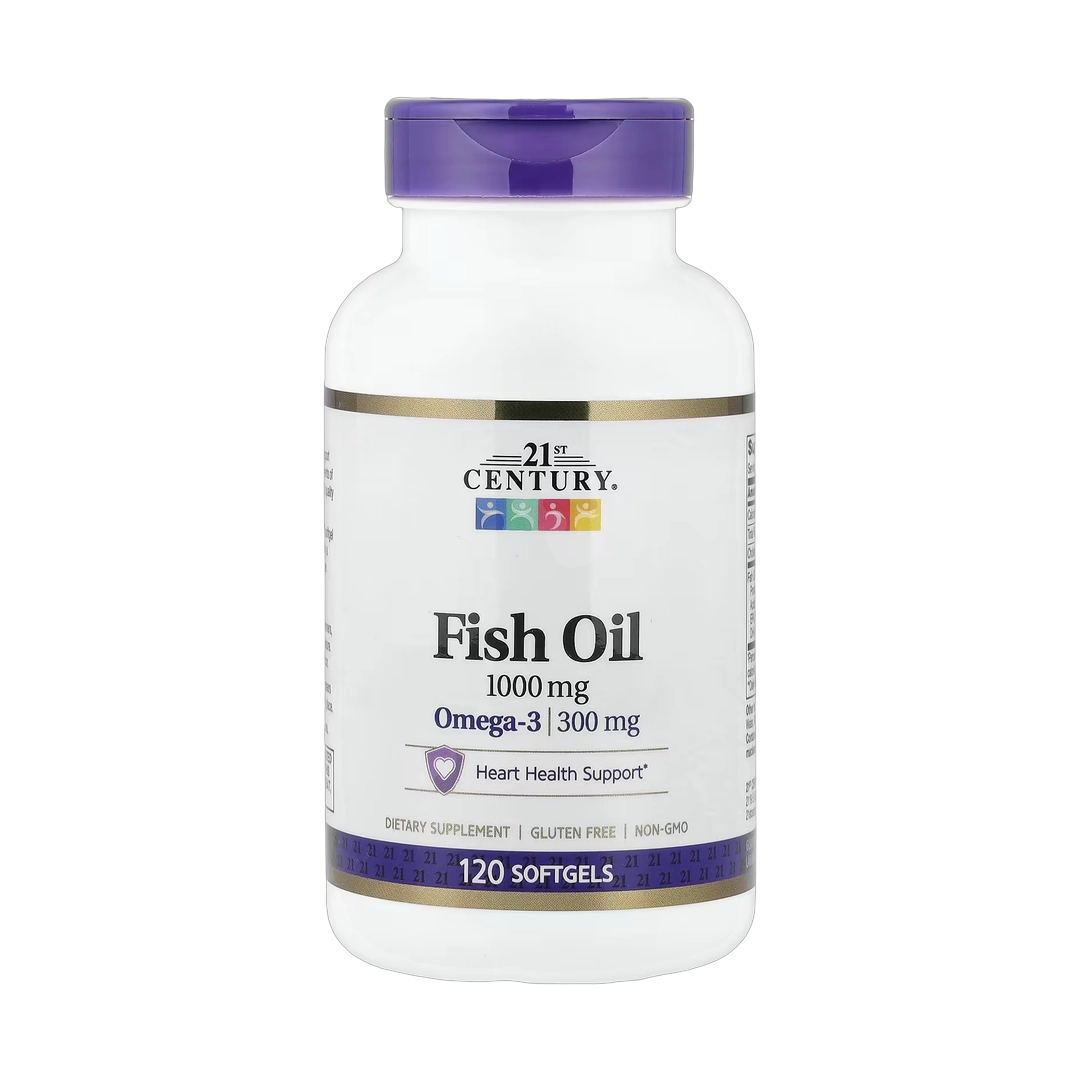 21st Century, Fish Oil, 1,000 mg, 120 Softgels