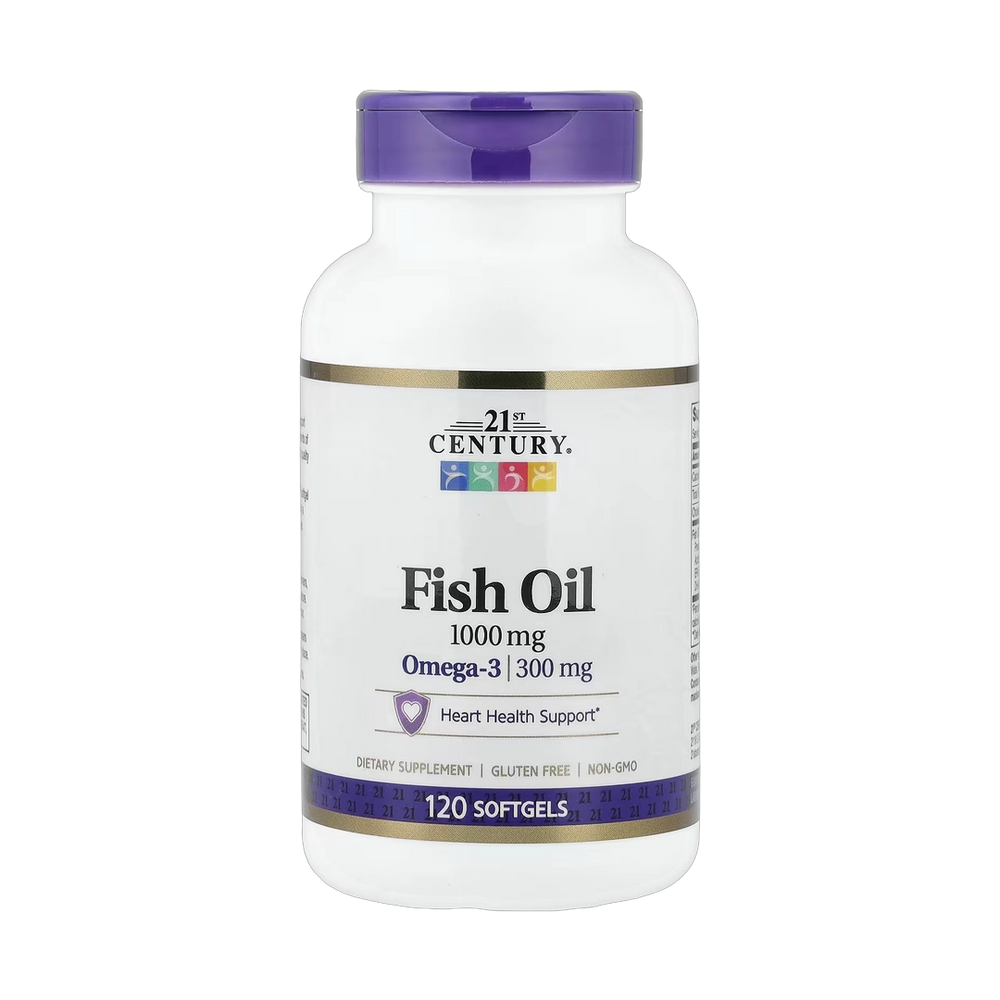 21st Century, Fish Oil, 1,000 mg, 120 Softgels