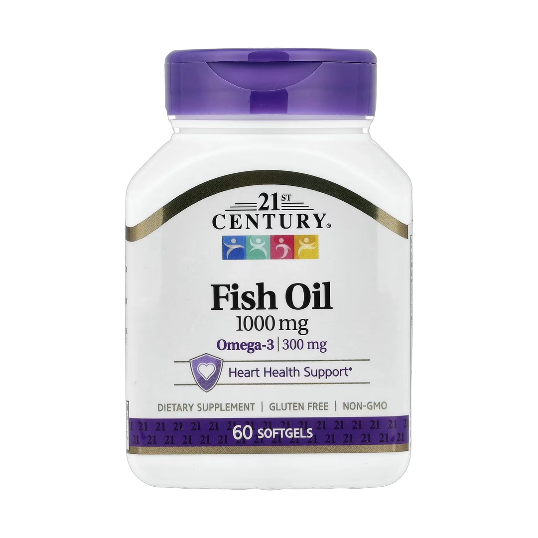 21st Century, Fish Oil, 1,000 mg, 60 Softgels