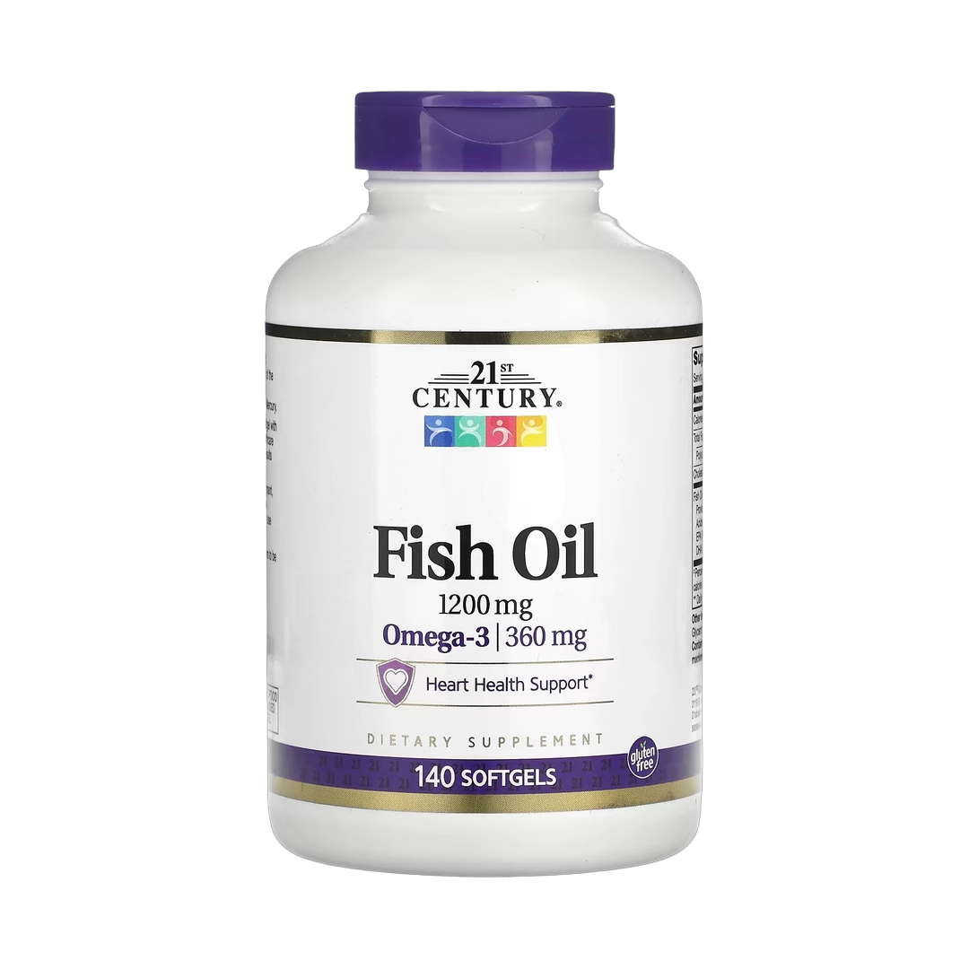 21st Century, Fish Oil, 1,200 mg, 140 Softgels