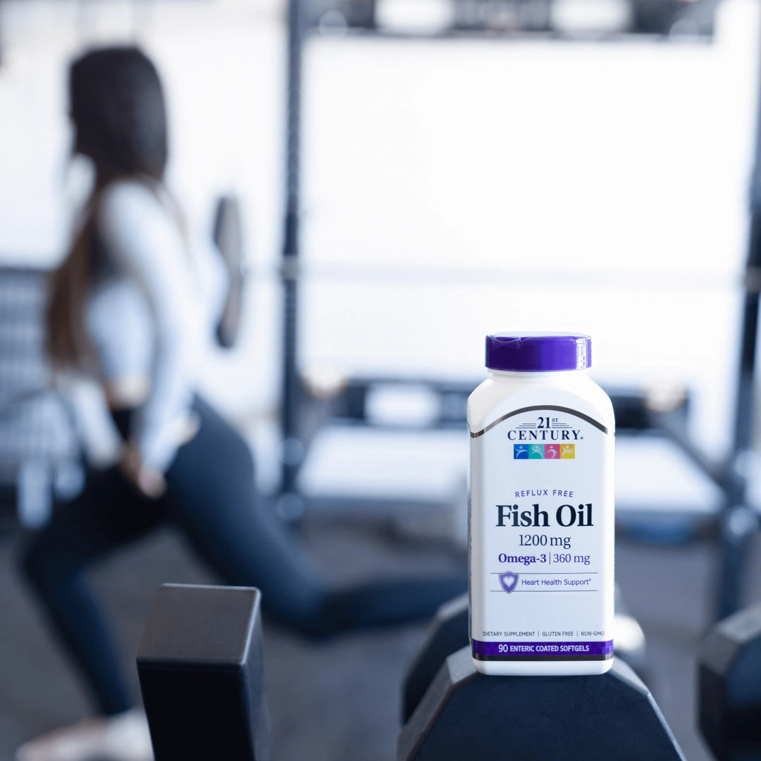 21st Century, Fish Oil, 1,200 mg, 90 Enteric Coated Softgels