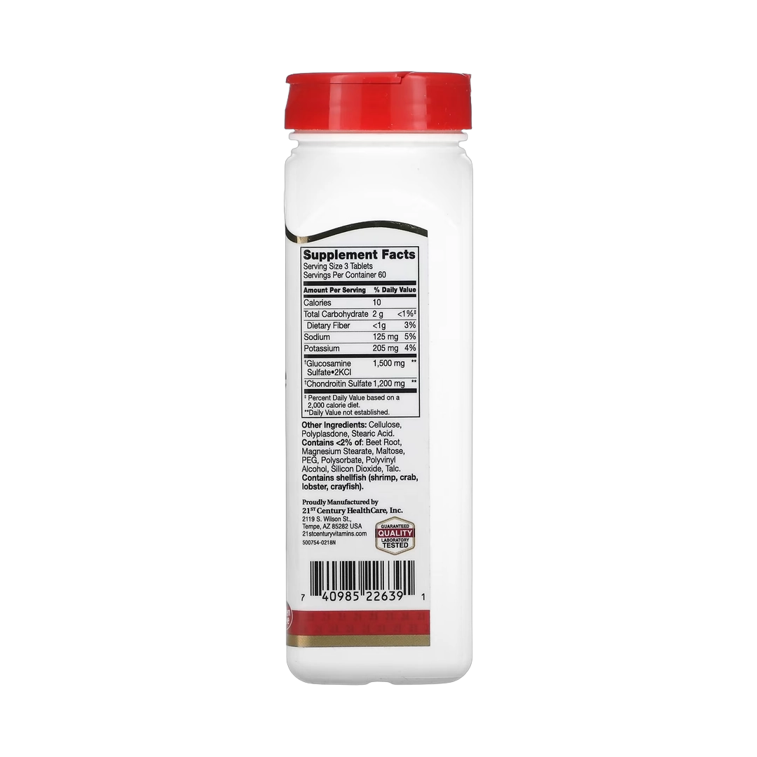 21st Century, Glucosamine Chondroitin, 180 Tablets