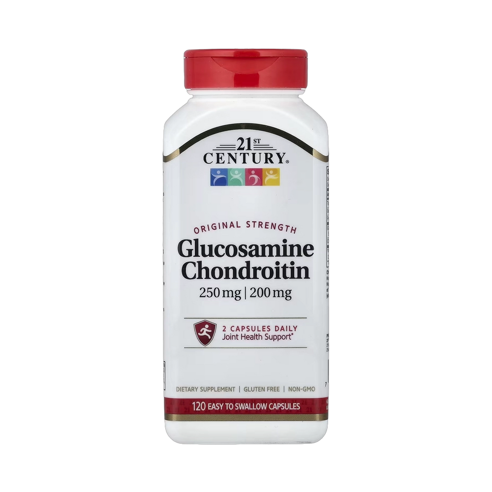 21st Century, Glucosamine Chondroitin, 250 mg/200 mg, 120 Easy To Swallow Capsules