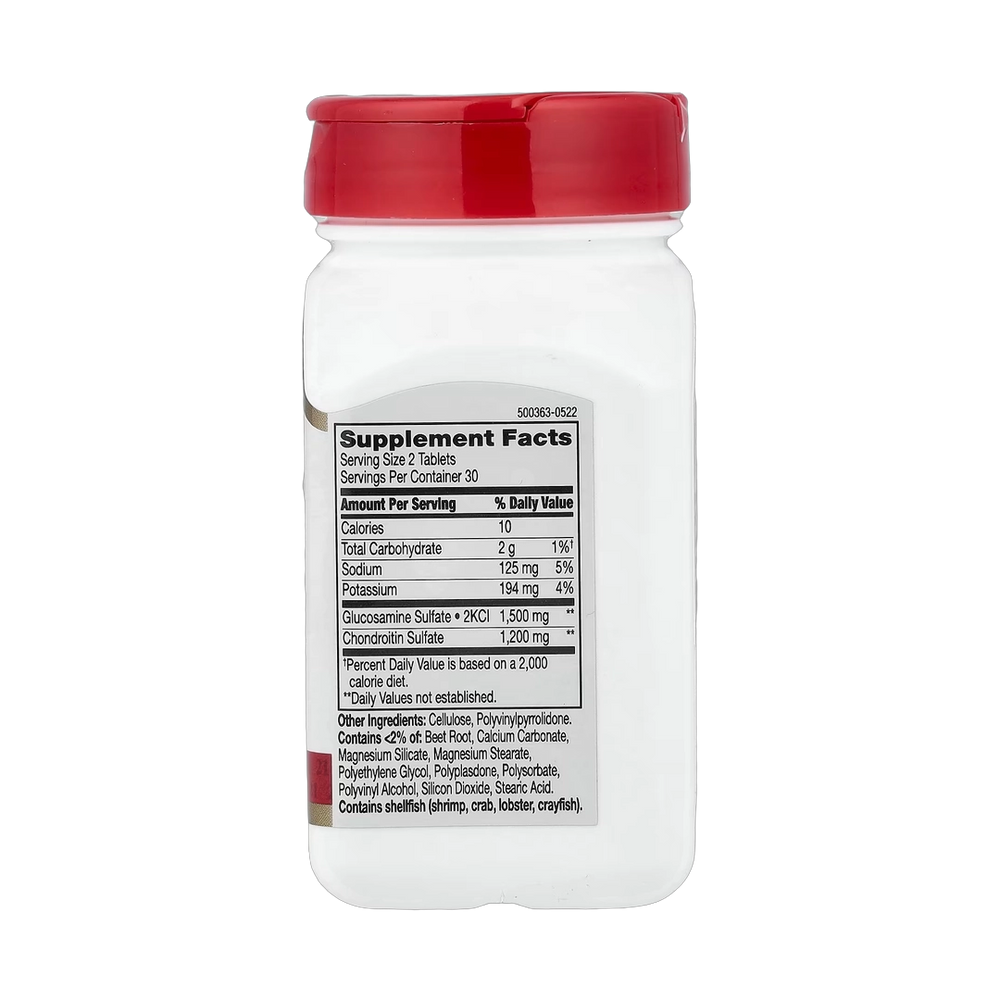 21st Century, Glucosamine/Chondroitin, 60 Tablets