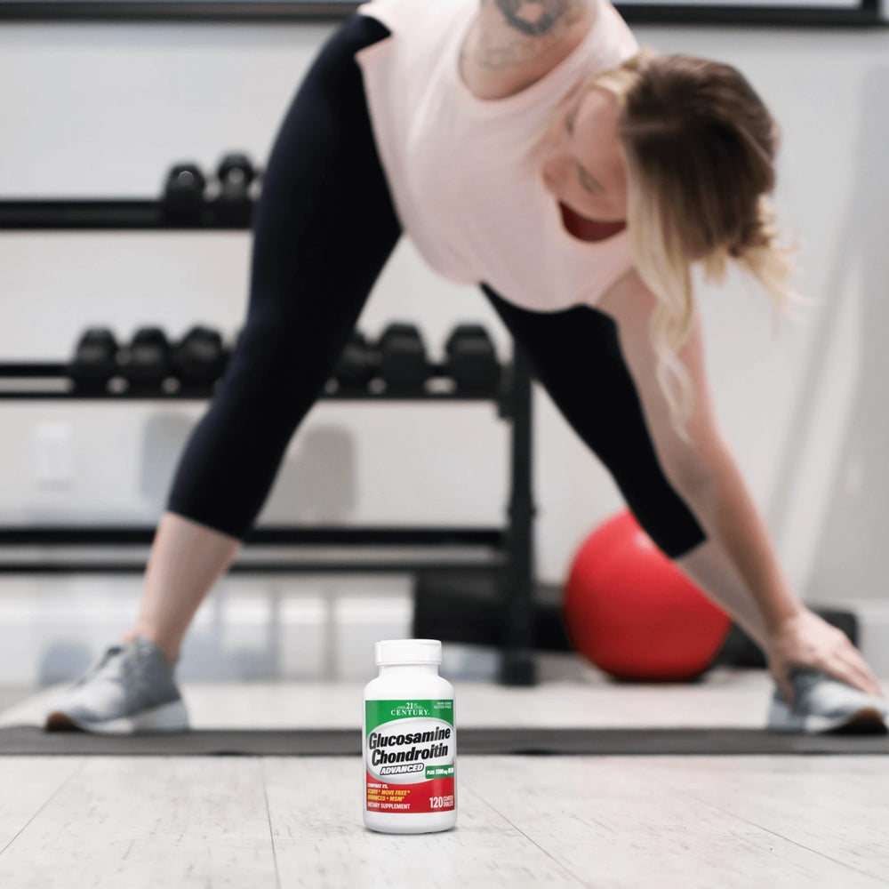 21st Century, Glucosamine Chondroitin Advanced Plus MSM, 120 Coated Tablets
