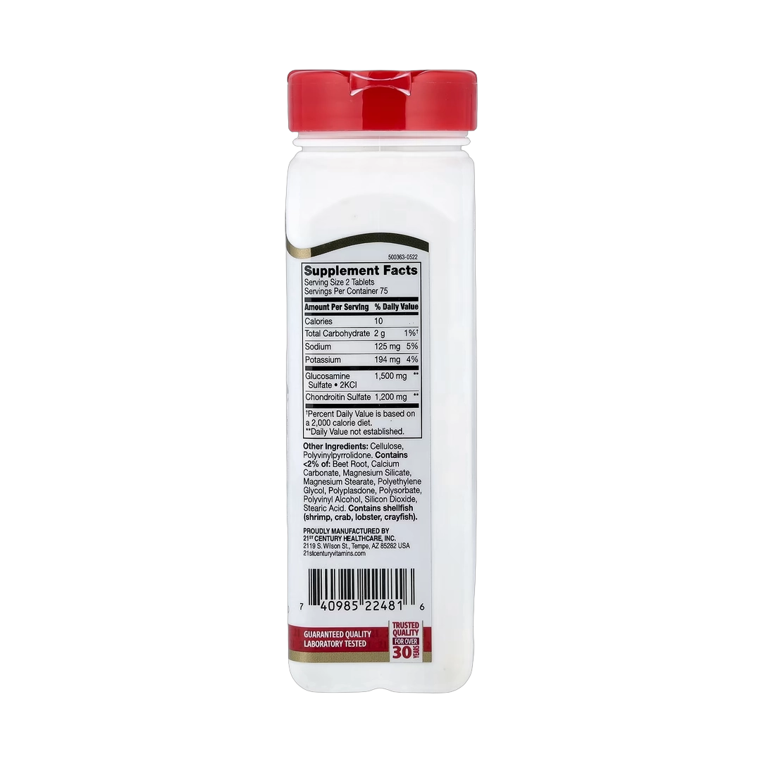21st Century, Glucosamine Chondroitin, Triple Strength, 150 Tablets
