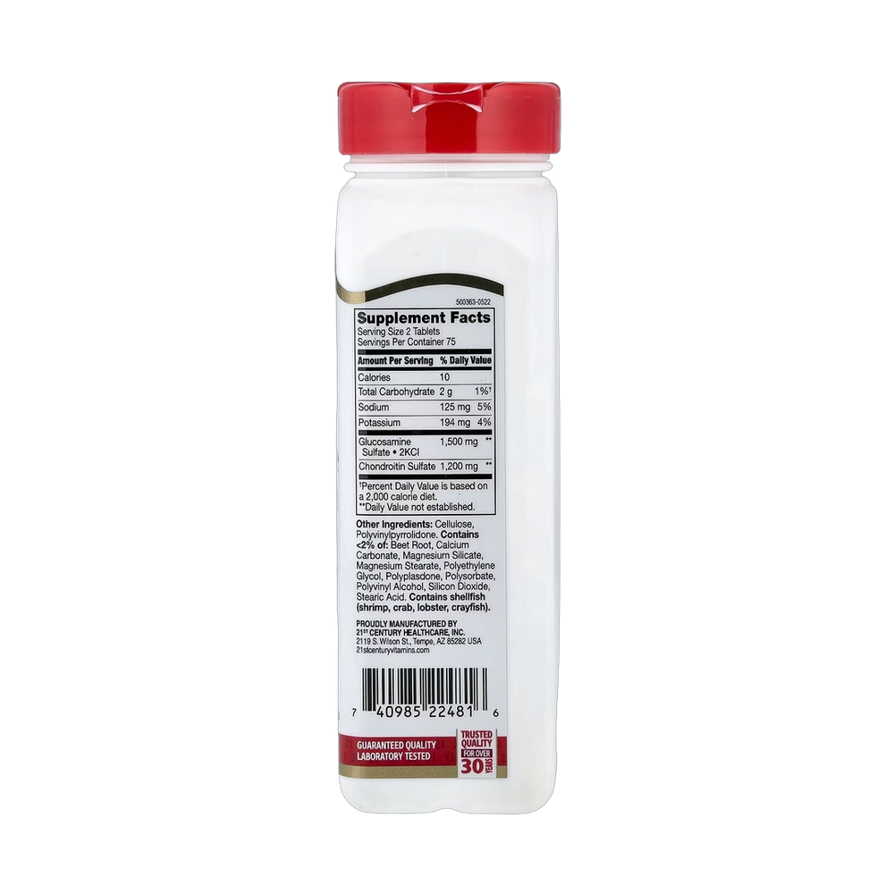 21st Century, Glucosamine Chondroitin, Triple Strength, 150 Tablets
