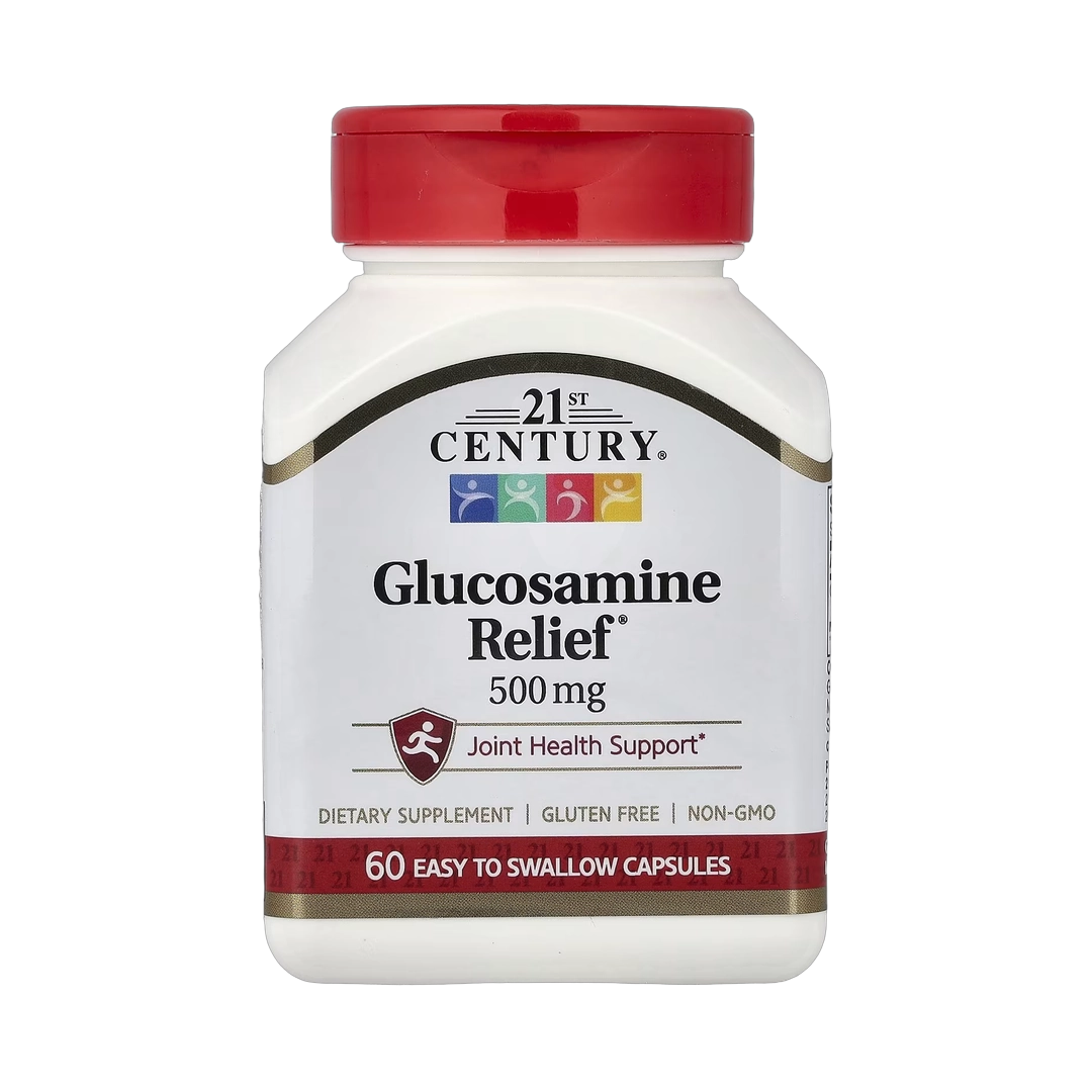 21st Century, Glucosamine Relief, 500 mg, 60 Easy To Swallow Capsules