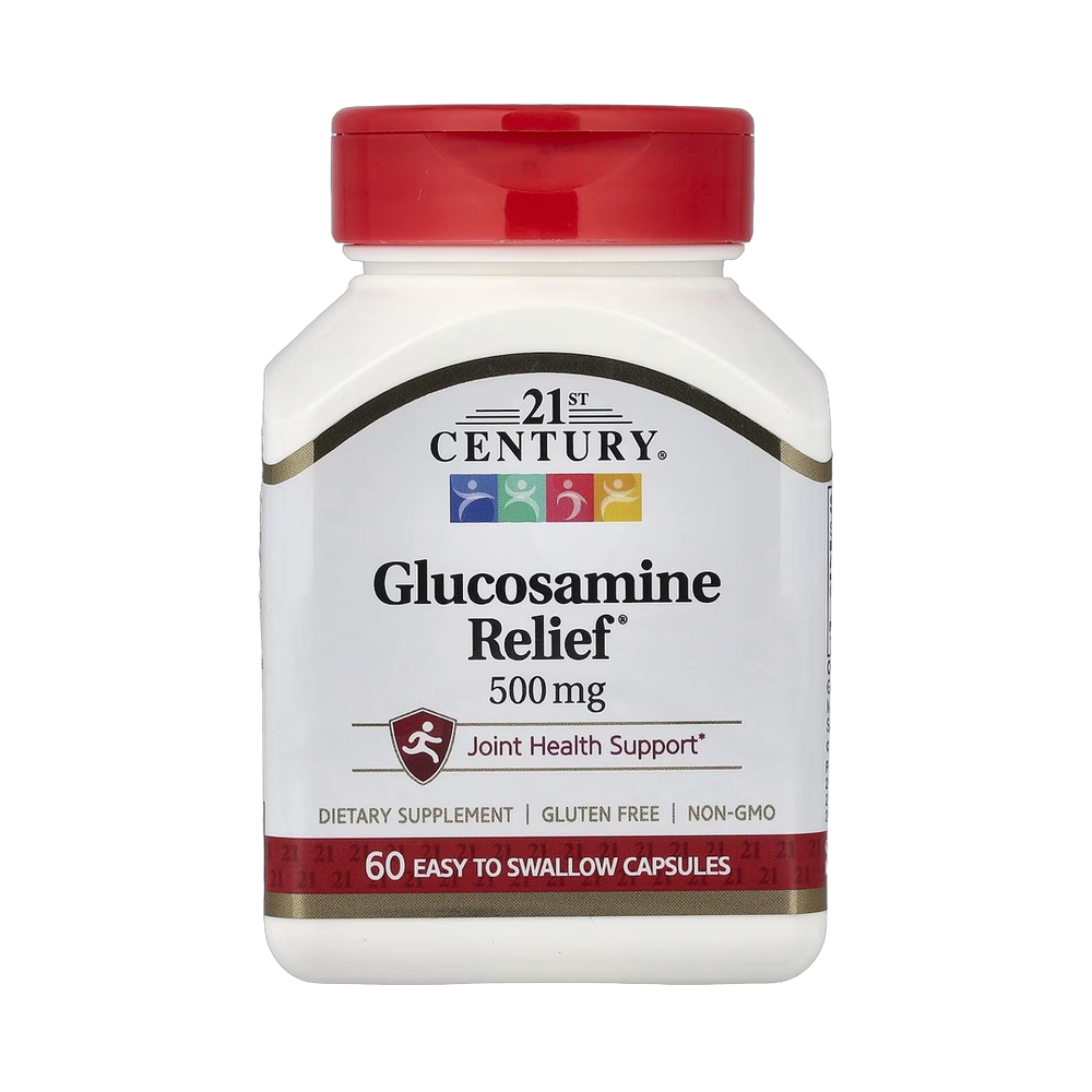 21st Century, Glucosamine Relief, 500 mg, 60 Easy To Swallow Capsules
