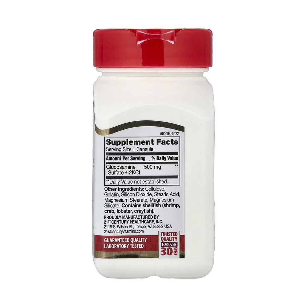 21st Century, Glucosamine Relief, 500 mg, 60 Easy To Swallow Capsules